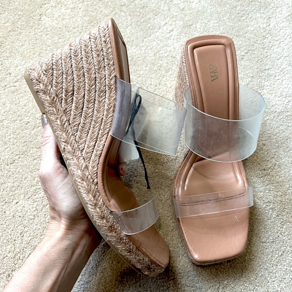 Wedges, size 10 Zara